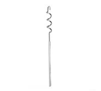 Miscelatore esagonale per trapano 30 mm per pasta spessa (40 cm) | Portata extra lunga 40 cm, miscelazione profonda del contenitore, manipolazione di sostanze spesse, finitura argentata
