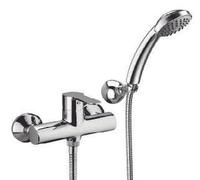 Miscelatore esterno per doccia con Duplex e Doccino linea BLU cromato