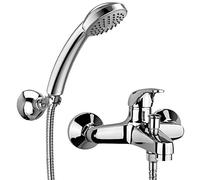 PAFFONI MISCELATORI 023 VASCA C/DUPLEX Argento Contemporary Montaggio a parete Monoforo