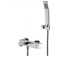 Miscelatore esterno per vasca Paffoni Elle con supporto snodato cromato EL023CR