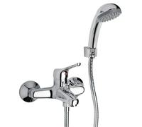 Miscelatore esterno vasca Prime compreso di kit doccia cromo Cromo