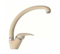 Miscelatore Fontana per Cucina - Rubinetto in Fragranite Colore Avena, Design Elegante e Resistente