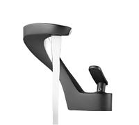 Miscelatore for acqua calda fredda in rame for lavabo da bagno rubinetto for lavabo alto con installazione a foro singolo(Black)