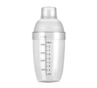 Miscelatore for bevande shaker for cocktail in plastica trasparente for barista domestico, tazza di tè al latte con bilancia