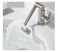 Miscelatore for lavabo pieghevole in acciaio inossidabile 304 Rubinetti for bagno girevoli a 360 gradi Rubinetti for lavello da cucina Lavabi Rubinetti for acqua calda e fredda