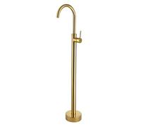 Miscelatore for vasca da pavimento Rubinetto da pavimento Calda e fredda Maniglia singola Girevole a 360° Rubinetti for vasca da pavimento indipendenti Oro(Gold)