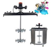 Miscelatore for vernici elettrico, tamburo ad aria compressa, contenitore da 3280 W, portatile, commerciale, con supporto for gancio for solvente for inchiostro
