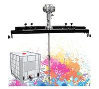 Miscelatore for vernici, miscelatore elettrico for serbatoi, agitatore commerciale con gancio di supporto, for agitatore for solvente di inchiostro(Large5cylinders)