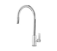 Foster Miscelatore monocomando con canna girevole ed estraibile 8441 030 finitura ottone cromato