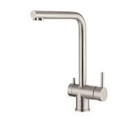 Foster Miscelatore Doppio Comando Gamma 3 Vie 8496 100 Finitura Acciaio Inox Satinato