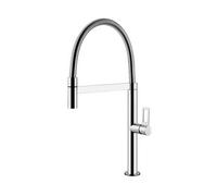 Foster Miscelatore monocomando con canna girevole e snodabile 8487 000 finitura ottone cromato
