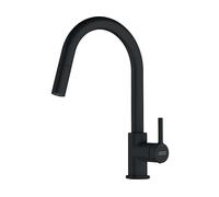 FRANKE 115.0626.053, Rubinetto per lavello da cucina Lina pull-out, Nero opaco