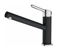 Miscelatore FRANKE Orbit Canna Girevole Cromo Nero
