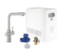 MISCELATORE GROHE 31 326 DC2 SUPER STEEL#CONSEGNA IN 3 SETTIMANE#