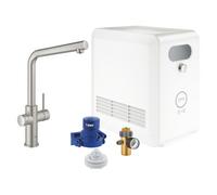 MISCELATORE GROHE 31 347 DC3 SUPER STEEL#CONSEGNA IN 3 SETTIMANE#