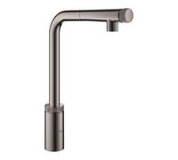 Grohe Minta SmartControl miscelatore per lavello cucina con doccino estraibile, grafite lucido - 31613A00