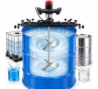 Miscelatore Ibc 3200w, Serbatoio 1000l, Coppia 10nm, Velocità Regolabile D | Motore Potente Da 3200w Con Velocità Variabile 0-800 Giri/Min, Miscela Ibc Da 50-1000l Per Vernici, Rivestimenti, Adesivi