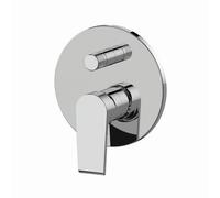 MISCELATORE INCASSO DOCCIA C/DEVIATORE 2 VIE A VITONE LINEA ARTIC Bianco Opaco