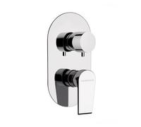 MISCELATORE INCASSO DOCCIA C/DEVIATORE 2 VIE A VITONE LINEA ARTIC Cromo