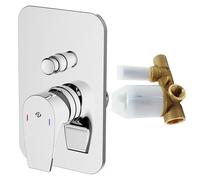 Miscelatore incasso per doccia Teorema Bing con deviatore Cromato 9B01011-001