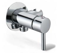 Miscelatore incasso tondo con supporto integrato cromo 1/2 M