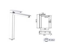 Miscelatore Lavabo Alto Eden colore Cromato