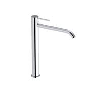 Miscelatore lavabo alto tocco cromo per scarico click clack