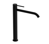 Miscelatore lavabo alto tocco nero opaco per scarico click clack