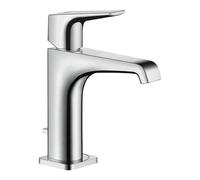 Hansgrohe Axor Citterio E Miscelatore monocomando lavabo 125 con maniglia a leva con set di scarico, Colorazione: cromo
