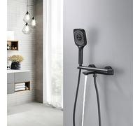 Miscelatore Lavabo Bagno Rubinetto per Lavabo Rubinetto per Vasca da Parete Nero con Doccia Rubinetto Girevole A 90 Gradi Miscelatore Monocomando per Doccia Rubinetti Monocomando Bagno