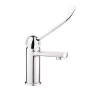 Miscelatore lavabo Bauta alto con leva clinica cromo Cromo