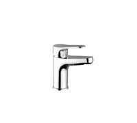 Miscelatore lavabo con scarico tradizionale in ottone cromato bianchi target