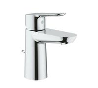 Miscelatore lavabo cromo Grohe Bauedge con piletta taglia S