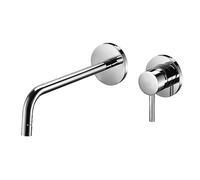 Paffoni Miscelatore incasso lavabo Light LIG105 CR70 2 fori 2 piastre Ø70 bocca 175 mm Cromo
