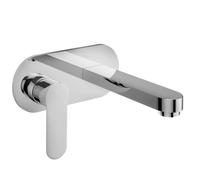 Miscelatore Lavabo da Parete Oceania ad Incasso Ottone Colore Cromato Bagno