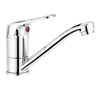 Miscelatore lavabo Esmeralda con bocca girevole cromo Cromo