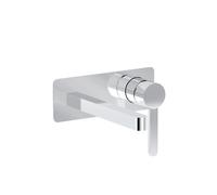 Miscelatore lavabo incasso a parete con corpo incasso incluso cromo irina