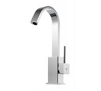 MISCELATORE LAVABO LEVEL PAFFONI CANNA PIATTA GIREVOLE LEA878 CR