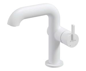 Miscelatore lavabo Limonar con bocca rettangolare bianco Bianco