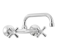 Miscelatore lavabo Loma a parete cromo Cromo