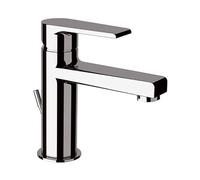 Miscelatore Lavabo Medio Serie Artic Rubinetterie Mariani - In Ottone Cromato Lucido - Con Aeratore A Risparmio Idrico E Piletta Saltarello