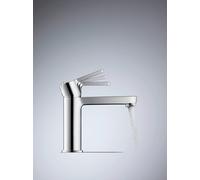 Miscelatore lavabo monocomando Duravit B.2 M, senza scarico, scarico 139 mm,