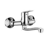 Miscelatore lavabo Nueva Paz a parete cromo Cromo