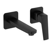 Miscelatore lavabo Placetas a incasso a parete nero Nero