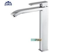 MISCELATORE LAVABO PROLUNGATO PAFFONI LEVEL LES 081CR SENZA PILETTA OTTONE