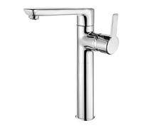 Miscelatore lavabo Rodas alto cromo H80 L270 P220 mm Cromo