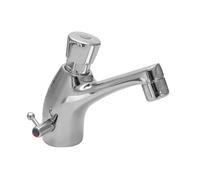 Miscelatore lavabo temporizzato a pulsante MCM ottone cromo