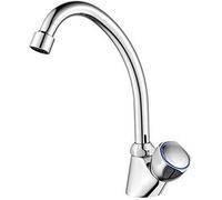 Miscelatore Lavabo Vintage, Rubinetto Bagno per Singolo Freddo, Cromo