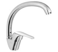 Miscelatore lavanderia con canna alta girevole in ottone cromato