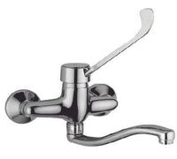 Miscelatore Lavello a Muro con Leva Clinica Cromato serie PEGASO